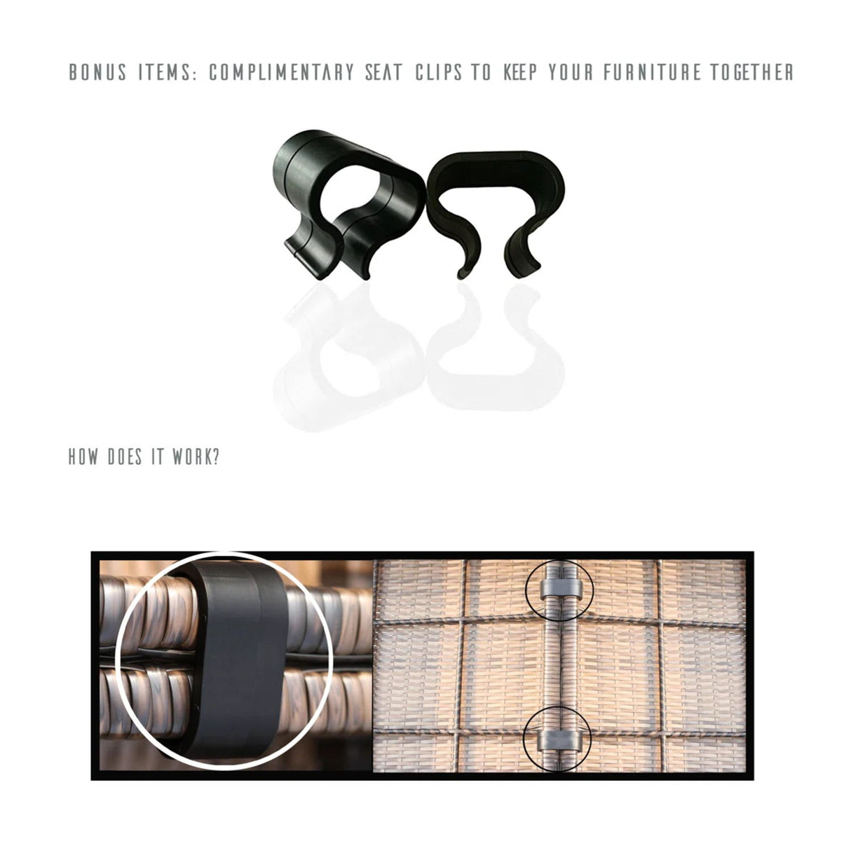 Rattan Sectional Sofa Set With Cushions