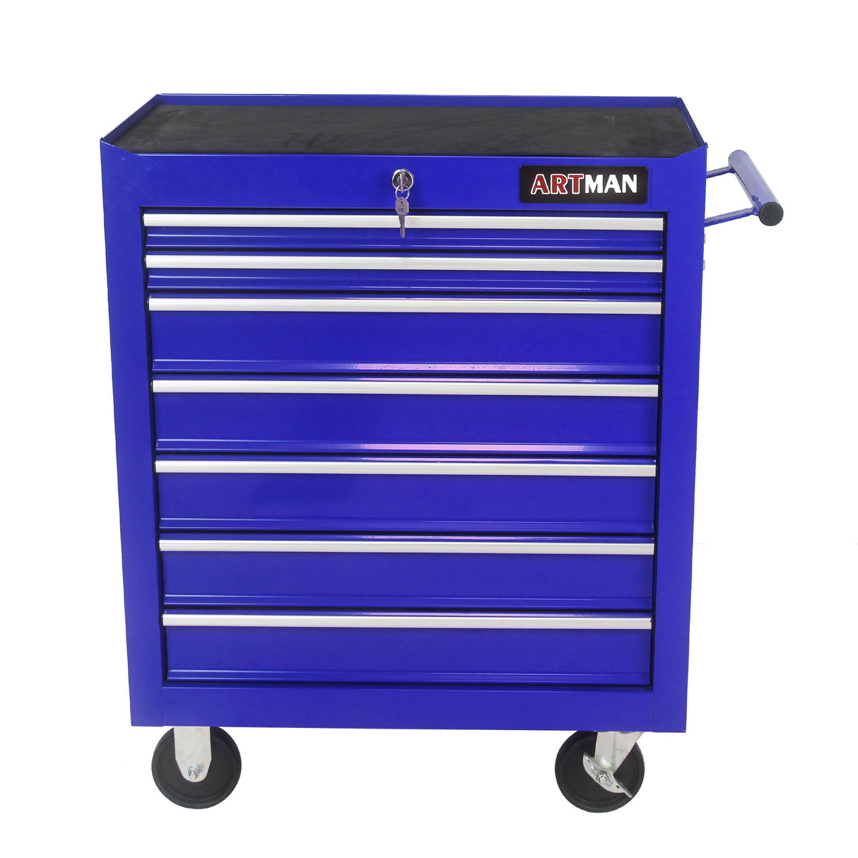 7 Drawers Multifunctional Tool Cart With Swivel Wheels