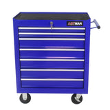 7 Drawers Multifunctional Tool Cart With Swivel Wheels