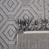 Guros - 8' X 10' Geometric Indoor / Outdoor Area Rug - White