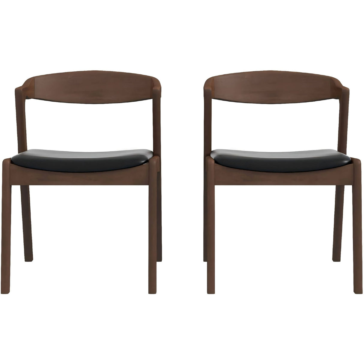Dakota - Mid-Century Modern Velvet Dining Chair (Set of 2)