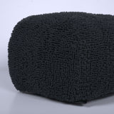 Spongy Microfiber Square Pouf Soft Seating