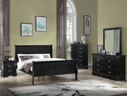 Crown Mark Furniture Louis Philip Drawer Chest in Black image