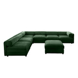 Modern Modular Sectional Sofa With Storag, Contemporary Cylindrical Design