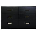Modern Drawer Dresser For Bedroom, Ample Storage Wide Chest Of Drawers