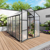 Gain Height Windproof Greenhouse With Raised Base