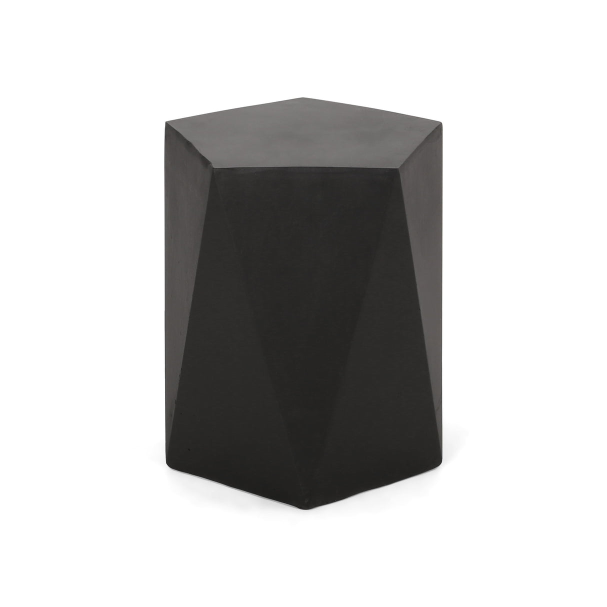 Side Table With Geometric Design