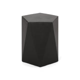 Side Table With Geometric Design