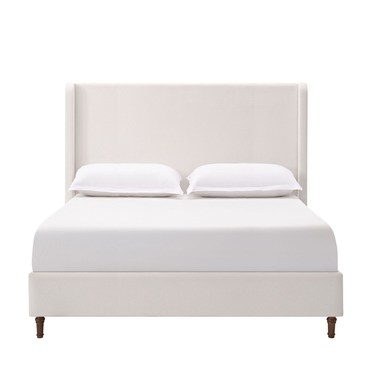 Harper - Tall Headboard Upholstered Bed / High Headboard / Elegant Simplicity / No Box Spring Needed