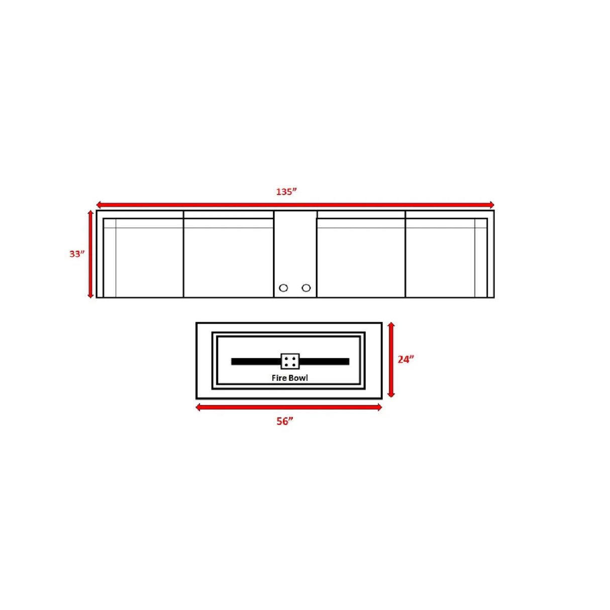 Outdoor Elegance Conversation Set With Fire Pit