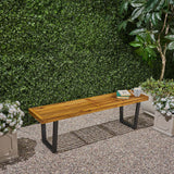 Intrinsic - Outdoor Dining Bench With Slat Top