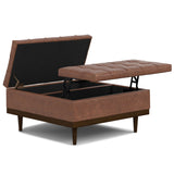 Mariah - Upholstered Lift Top Table Storage Ottoman