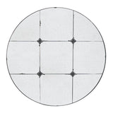 Traditional Decor Style Round Antique Glass Wall Mirror, Wall Decor For For Bathroom Entryway Console Lean Against Wall - Black