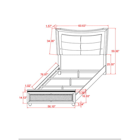 Maloise - 5 Piece Bedroom Set