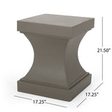 Athena - Modern Side Table With Pedestal Design