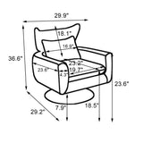 Classic Mid-Century 360 Degree Swivel Accent Chair