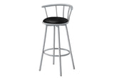 Swivel Stool Bar Height, Stylish Design Contemporary & Modern (Set of 2)