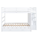 Bunk Bed With Twin Size Trundle And Staircase