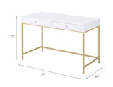 Ottey - High Gloss Writing Desk