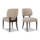 Harriet - Split Back Upholstered Dining Side Chair (Set of 2) - Merino Gray