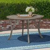 Hermosa - Outdoor Acacia Wood Table Circular Design