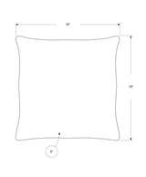 Decorative Throw Pillow, Square, Insert Included, Hypoallergenic Polyester, Modern