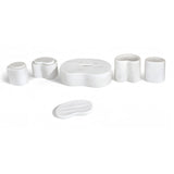 Elegant Natural Marble Bathroom Accessories Set