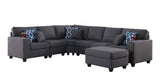 Cooper - Comfort Sectional Sofa With Ottomans And Cupholder
