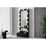Elisa - Narrow Tall Mirror With Speaker And Drawer