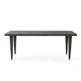 Reflect - Outdoor Dining Table With Rattan Cover - Dark Gray