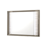 Star - Mirror With Built In LED And Frame - White