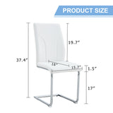 Modern Dining Chairs With High Backrest And Sturdy Legs