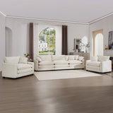 Elegant Corduroy Oversized Sectional Sofa Set With Deep Seats And Flexible Layout