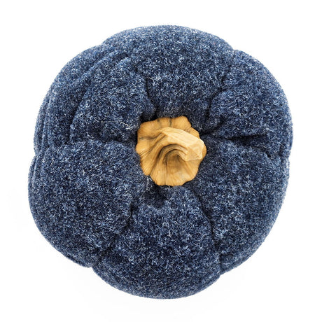 Pumpkin Ornament Decor For Holiday Harvest Festival Fall Festival & Thanksgiving (Set of 3) - Blue