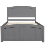 Platform Bed & Headboard, Footboard And Wood Slat Support