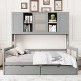 Daybed And All In One Cabinet And Shelf