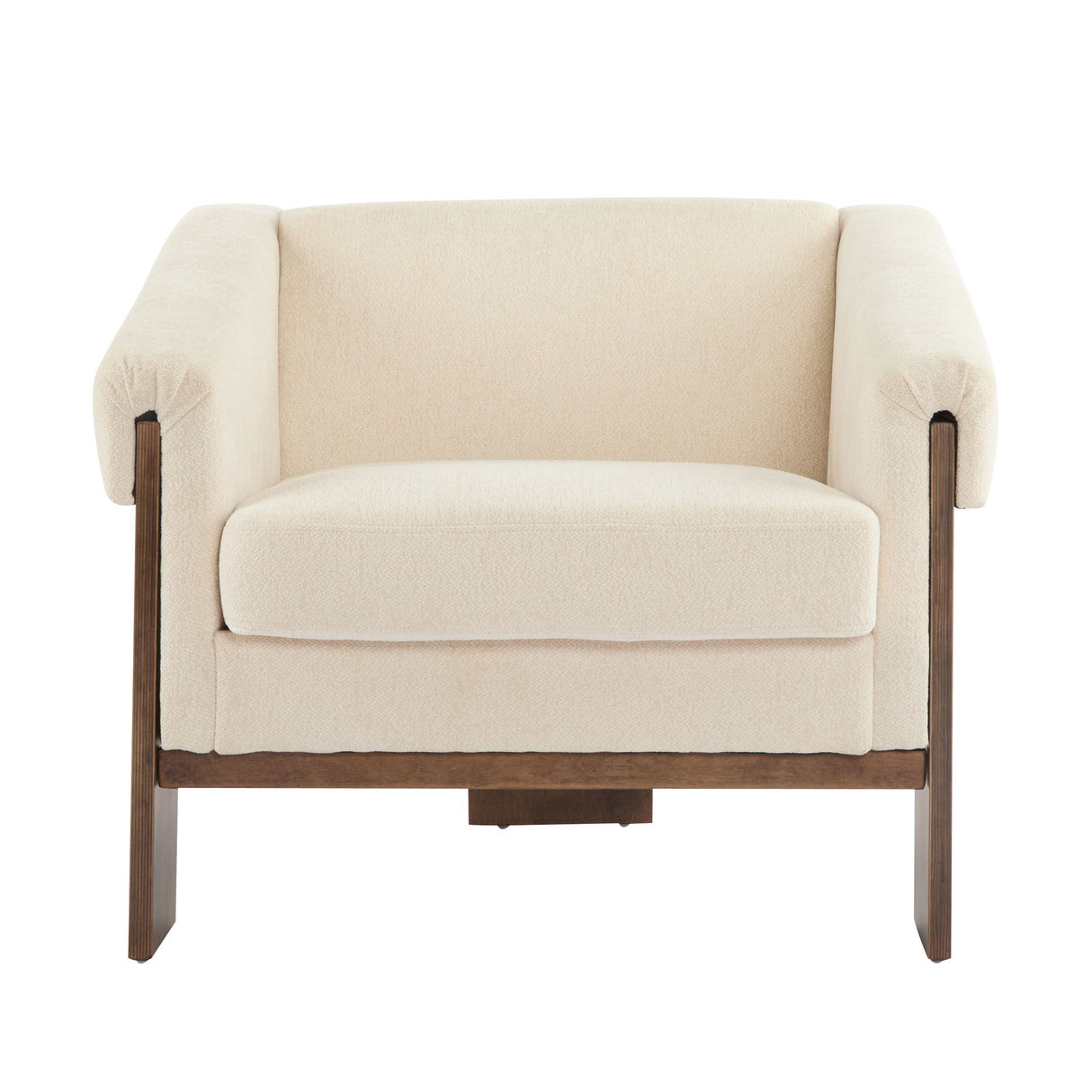 Sierra - Vintage Modern Accent Chair With Deep Cushions And Wide Armrests