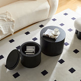 Handcrafted Nested Table Set, 2 Pieces