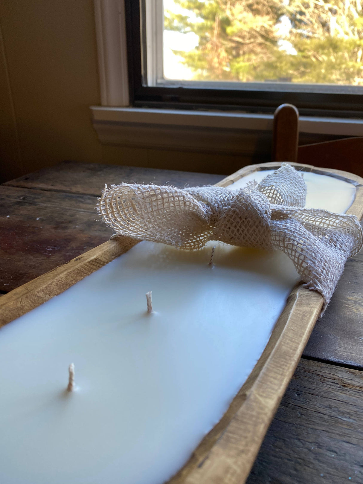 7 Wick Dough Bowl Candle