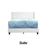 Upholstered Nailhead Trim Chic Bed