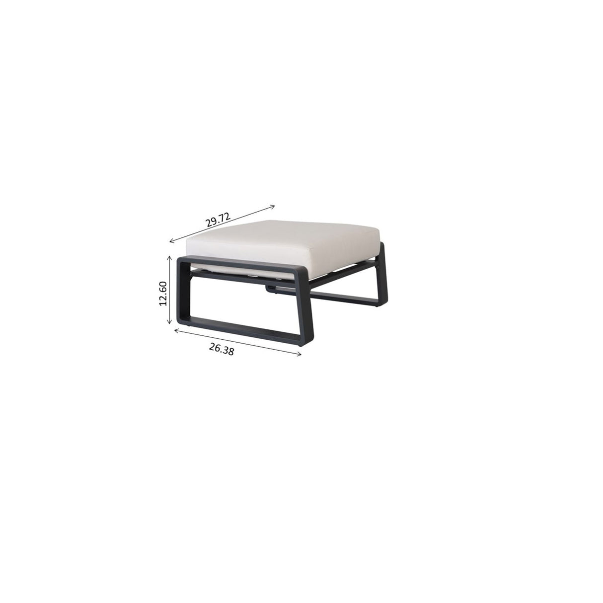 Pedal, Seat Cushion Tino Tino Ottomans (Set of 2) - Light Brown