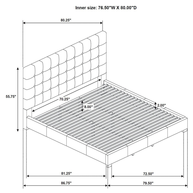 Medley Panel Platform Bed
