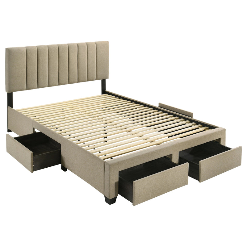 Wheatland Panel Platform Storage Bed