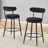 Fashionable Ergonomic High Legged Bar Chairs (Set of 2)