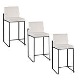 Fuji - Contemporary Modern Elegance, High Back Counter Stool