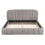 Elegant Design Upholstered Platform Bed