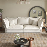 Modern Comfy Upholstered Sofa Cloud Couch, Deep Seat Couches With Multiple Large Soft Pillows