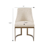 Contemporary Modern Accent Dining Chairs (Set of 2)