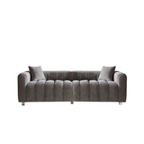 Modern 3 Seater Sofa With 2 Pillows