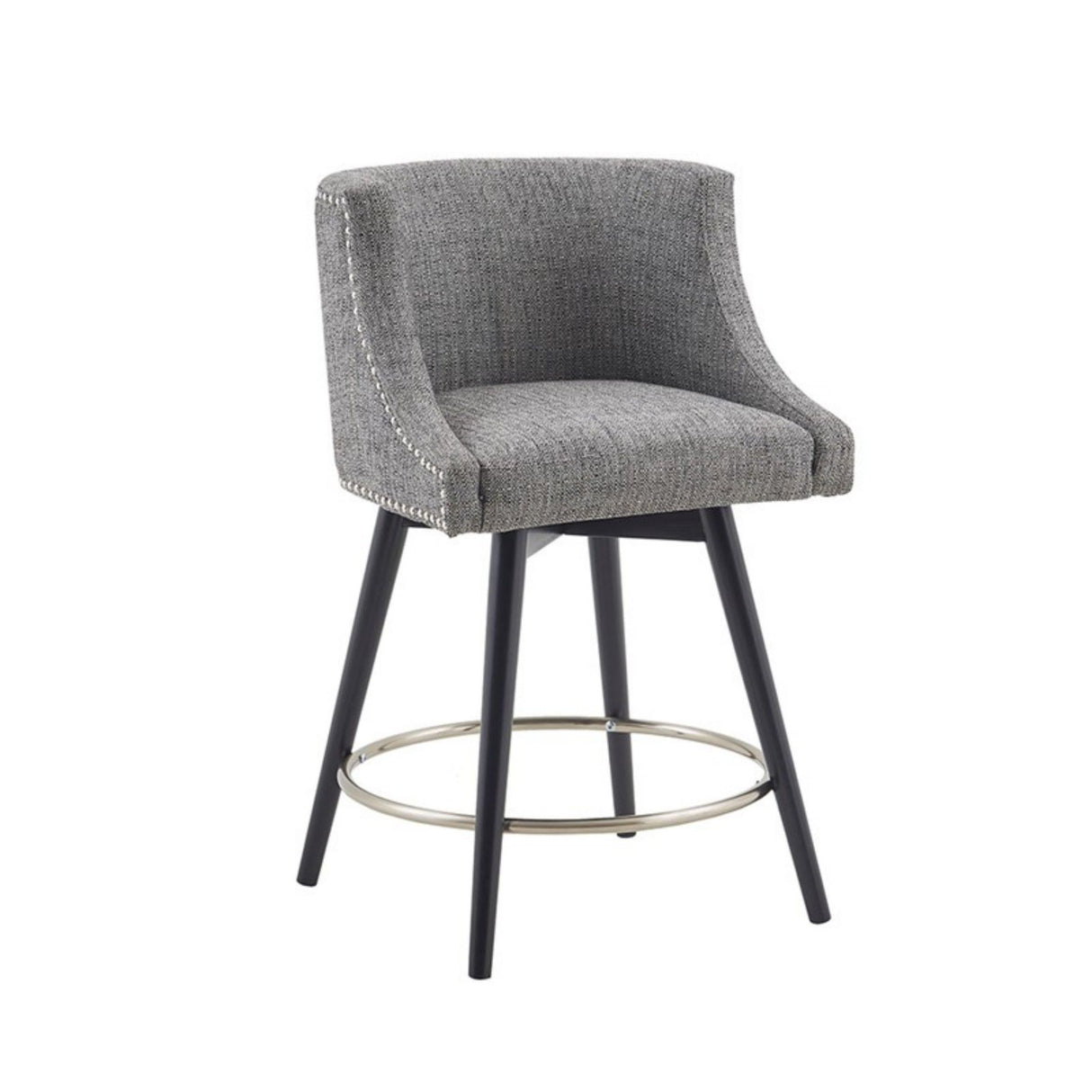 Mateo - Swivel Counter Stool - Gray